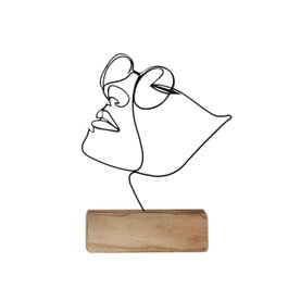 Aberto Design Objeto Decorativo M-037 Negro